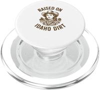 Raised On Idaho Dirt Cow - Sombrero para niñas, abuelas PopSockets PopGrip para MagSafe