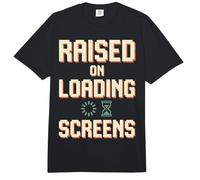 Raised On Loading Screens Y2K Nostalgia Meme Internet Humor Comfort Colors Adult Heavyweight T-Shirt