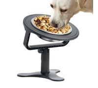 Raised Pet Bowl - Adjustable Slow Feeder Stand Non-Skid Elevated Water Dish | Dogs Cats Puppies Small Pets Feeding Station Healthy Mealtime Aid Comfortable Practical Accessory