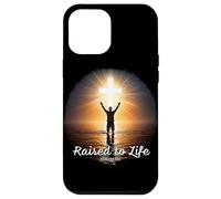 Raised to Life - Christian Faith Church Baptism Romans 6:4 Carcasa para iPhone 12 Pro MAX