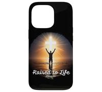 Raised to Life - Christian Faith Church Baptism Romans 6:4 Carcasa para iPhone 13 Pro