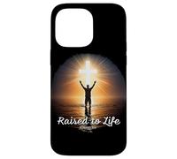 Raised to Life - Christian Faith Church Baptism Romans 6:4 Carcasa para iPhone 14 Pro MAX