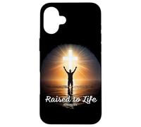 Raised to Life - Christian Faith Church Baptism Romans 6:4 Carcasa para iPhone 16 Plus