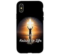 Raised to Life - Christian Faith Church Baptism Romans 6:4 Carcasa para iPhone X/XS