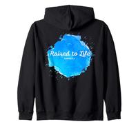 Raised to Life - Christian Faith Church Baptism Romans 6:4 Sudadera con Capucha
