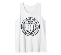 Raisin 'Hell with The Hippies and The Cowboys Country Camiseta sin Mangas