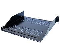 Raising 19 "2 espacio de acero con ventilación 2U de montaje en rack estante Red en voladizo 16 'de profundidad