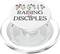 Raising Disciples Jesus Mom Christian Bible Verse God Quote PopSockets PopGrip para MagSafe
