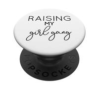 Raising My Girl Gang Mamá Día de la Madre Mamá Mamá Mamá PopSockets PopGrip Adhesivo