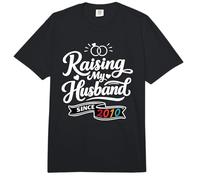 Raising My Husband Since 2010 Funny Wedding Anniversary Wife Comfort Colors Adult Heavyweight T-Shirt