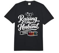 Raising My Husband Since 2021 Funny Wedding Anniversary Wife Comfort Colors Adult Heavyweight T-Shirt