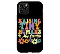 Raising Tiny Humans es mi Padre de Familia Floral y Cardiovascular Carcasa para iPhone 11 Pro