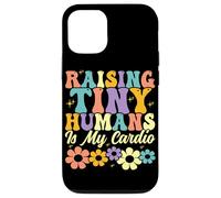 Raising Tiny Humans es mi Padre de Familia Floral y Cardiovascular Carcasa para iPhone 12/12 Pro