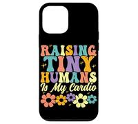 Raising Tiny Humans es mi Padre de Familia Floral y Cardiovascular Carcasa para iPhone 12 Mini
