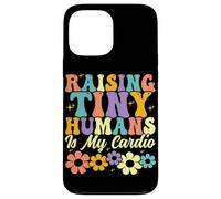 Raising Tiny Humans es mi Padre de Familia Floral y Cardiovascular Carcasa para iPhone 13 Pro MAX