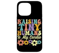 Raising Tiny Humans es mi Padre de Familia Floral y Cardiovascular Carcasa para iPhone 14 Pro MAX