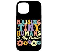 Raising Tiny Humans es mi Padre de Familia Floral y Cardiovascular Carcasa para iPhone 15