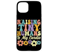 Raising Tiny Humans es mi Padre de Familia Floral y Cardiovascular Carcasa para iPhone 15 Plus