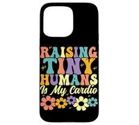 Raising Tiny Humans es mi Padre de Familia Floral y Cardiovascular Carcasa para iPhone 15 Pro MAX