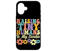 Raising Tiny Humans es mi Padre de Familia Floral y Cardiovascular Carcasa para iPhone 16