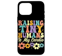 Raising Tiny Humans es mi Padre de Familia Floral y Cardiovascular Carcasa para iPhone 16 Pro MAX