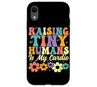 Raising Tiny Humans es mi Padre de Familia Floral y Cardiovascular Carcasa para iPhone XR