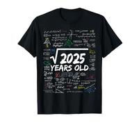 Raíz Cuadrada de 2025 45 cumpleaños matemático Divertido Camiseta