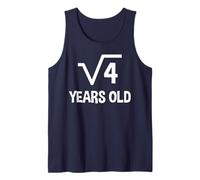 Raíz cuadrada de 4 - Matemáticas de 2 años Camiseta sin Mangas