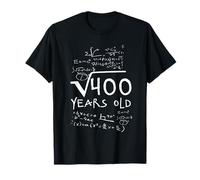 Raíz cuadrada de 400, 20 años de edad matemáticas de cumpleaños divertidas Camiseta