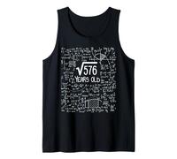 Raíz cuadrada de 576: 24 años - 24 cumpleaños Camiseta sin Mangas