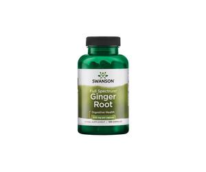 Raíz de jengibre 540 mg 100 Cápsulas Swanson Health Products