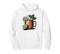 Raiz De Jengibre Lima Moscow Mule Amante del Coctel Cerveza Sudadera con Capucha