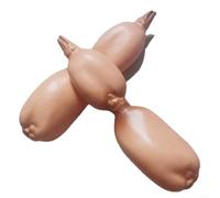 Raíz de loto falsa, paquete de 2 unidades de 23 cm, modelo vegetal de plástico, accesorio realista de alimentos para fotografía, supermercado, decoración de ventana