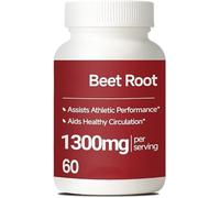 Raíz de remolacha, 1300 mg, 60 unidades, [nuevo] ayuda a una circulación y vitalidad saludables, sin OGM, sin gluten, para mejorar la energía y la resistencia,1Pcs