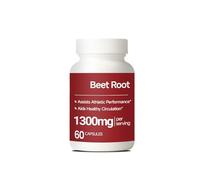 Raíz de remolacha 1300 mg-Energía natural│Resistencia y apoyo al rendimiento atlético│Adecuado para uso diario│60 unidades,1pcs