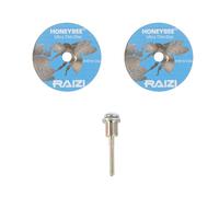 Raizi HONEYBEE™ - 2 cuchillas de corte de diamante de 45 mm, disco ultrafino de 0,6 mm de grosor, se utiliza con mini amoladora angular Proxxon para cerámica, porcelana y gres