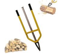 Rajadora de leña Manual de Alta Resistencia: una rajadora de leña portátil accionada por inercia, con un Mango cómodo y un Eje Liso, Que Raja la leña fácilmente, es portátil y eficiente, ade