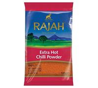 Rajah Polvo de chile extra caliente 100 g (paquete de 2)
