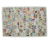 Rajasthali Tapiz de pared colgante de diseño indio y trabajo de bordado, 152 x 102 cm