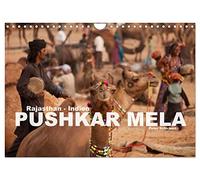 Rajasthan, Indien - Pushkar Mela (Wandkalender 2026 DIN A4 quer), CALVENDO Monatskalender: Das große lebendige Volksfest im Norden Indiens in einem farbenprächtigen Kalender