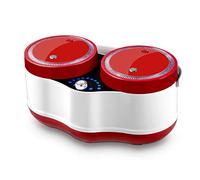 RajoNN 700 W Inteligente Domestico Mini Hornillo de Arroz Automático 2L * 2 Doble Bile Cita Olla Multifunción Dos Ollas Eléctricas