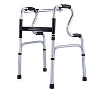 RajoNN Andador plegable con ruedas, ajustable, para discapacitados, almacenamiento en silla de ruedas, ayuda a la movilidad, marco para ancianos, personas mayores y discapacitadas, doble la comodidad