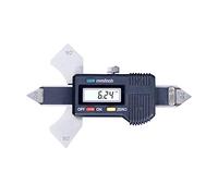 RajoNN Calibrador digital de micrómetro electrónico, calibre digital con pantalla LCD, medición precisa de fracturas (color: acero inoxidable, tamaño: 0 - 20 mm)
