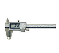 RajoNN Calibrador digital electrónico Vernier Calibrador digital impermeable Calibrador digital de acero inoxidable Calibrador digital portátil para el hogar e industrial (Color: Plata, Tamaño: 150 mm