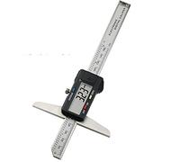 RajoNN Calibrador digital electrónico Vernier de acero inoxidable, calibrador de profundidad digital electrónico de 0-150 mm, calibrador vernier de profundidad de alta precisión para el hogar e