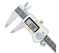 RajoNN Calibrador digital electrónico Vernier de acero inoxidable calibrador electrónico Vernier calibrador digital calibrador vernier para el hogar y la industria (color: plata, tamaño: 300 mm)