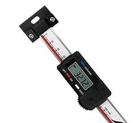 RajoNN Calibrador digital Vernier Medidor de profundidad Herramienta de medición de 150 mm Calibrador digital Pantalla LCD Mediciones fraccionarias de precisión (Color: Acero inoxidable, Tamaño: 0-500