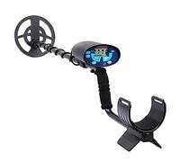 RajoNN Detector de metales ligero portátil, detector de metales con pantalla LCD, buscador de oro subterráneo, longitud ajustable, práctico y cómodo