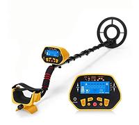 RajoNN Detector de metales profesional, excavador de búsqueda subterráneo impermeable, pantalla LCD, detector de metales de operación simple para principiantes en la playa, pastizales, bosque