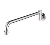 RajoNN Interruptor oscilante semiautomático de latón para baño, cocina, montaje en pared, dispositivo de aireación para lavabo, grifo mezclador de lavabo único, cromado